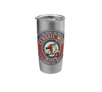 Mod Forever Scooter Club Retro Mod Target Roundel Union Flag Stainless Steel Insulated Tumbler