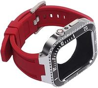 Mod Kit zinc alloy For Band Case Series 8 7 45MM Silicone Strap Metal Frame Bezel For iWatch SE 6 5 4 44MM Retrofit Set