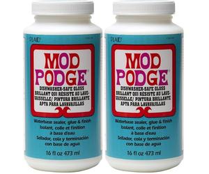 Mod Podge 16 oz Dishwasher Safe Gloss, (Pack of 2)