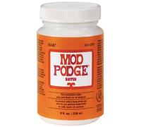 Mod Podge CS11272 8 oz Satin Waterbase Sealer, Glue and Finish, Clear