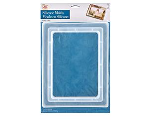 Mod Podge Frame, Clear Silicone Casting Mold 5" x 7" Opening for Epoxy Supplies for DIY Resin Arts and Crafts Projects, 27581