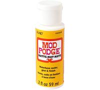 Mod Podge Matte Water Base Sealer/Glue And Finish, White, 2 oz, 3.4 x 3.4 x 10 cm