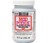 Mod Podge PECS17293 Mega Glitter, Silver, 8 oz.