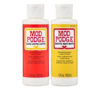 Mod Podge Water-based Glue, Sealer & Finish | Matte & Gloss 4 fl oz 118ml Twin Pack | Quick-Drying, Non-Toxic, Craft Adhesive for Decoupage & DIY Projects