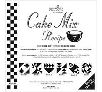 Moda Cake Mix Recipe #7 ~44 recipe cards will make 176 3" HST & 704 1 1/2" Fin HST