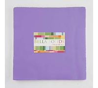 Moda Fabric Bella Solids Junior Layer Cake Hyacinth