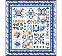 Moda Fabrics Denim & Daisies Quilt Kit by Fig Tree Co KIT35380