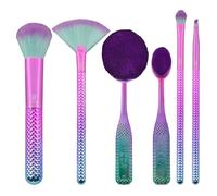 MODA Full Size Prismatic Deluxe Gift 6pc Makeup Brush Set