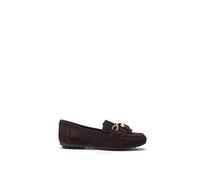 Moda In Pelle 'essana' Suede Loafers In Brown Brown 8