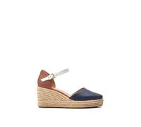 Moda In Pelle 'gialla' Leather Court Shoes In Navy Navy 8