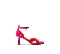 Moda In Pelle 'livelia' Suede Heeled Sandals In Pink Pink 7