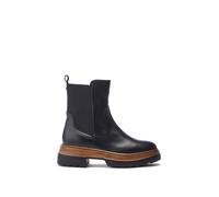 Moda In Pelle 'omri' Leather Ankle Boots In Black Black 5