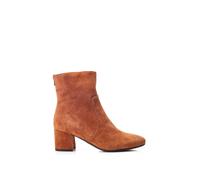 Moda In Pelle 'otto' Suede Heeled Boots In Tan Tan 6