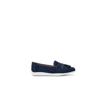 Moda In Pelle Women's 'Elinia' Suede Ballet Pumps in Navy | Size: 4 Moda In Pelle Navy 4