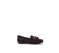 'Essana' Suede Loafers Moda In Pelle Brown 6