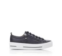 'Filician' Leather Trainers Moda In Pelle Black 5