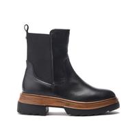 Moda in Pelle Women's Omri Black Leather Chunky Chelsea Ankle Boots 5