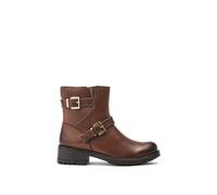 Moda In Pelle Women's 'Oui' Leather Ankle Boots in Tan | Size: 3 Moda In Pelle Tan 3