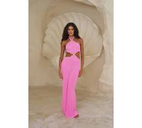 Moda Minx Women's Adelaide Scrunch Maxi Dress in Pink | Size: S/M Moda Minx Pink S/M