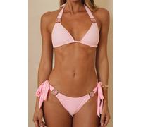 Moda Minx Women's Amour Tie Side Full Brief Bikini Bottom in Light Pink | Size: XL Moda Minx Light Pink XL