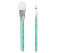 MODA Royal & Langnickel Full Size Spa Face Mask Applicator Brush Set, Includes, Large Round Spatula, and Small Pointed Spatula, Mint