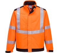 Modaflame Multi Norm Arc Flame and Heat Resistant Softshell Jacket Orange / Navy 2XL