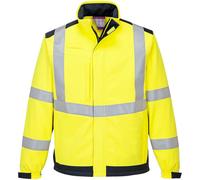 Modaflame Multi Norm Arc Flame and Heat Resistant Softshell Jacket Yellow / Navy