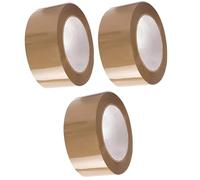 MODAK 3 brown clear Fragile Packing Tape Parcel Tape Rolls of Brown Tape 48mm x 66m, Packing Tape Strong for Moving House, Packing Parcels, Cardboard Boxes (3 brown tape roll modak)
