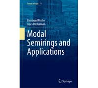Modal Semirings and Applications