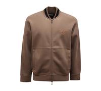 Modal Zip Sweatshirt - male - Armani - Zip-throughs - Brown - S - Sweatshirts & Hoodies S