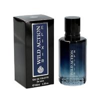 Modaleo - 1 x Eau de Toilette for Him Wild Action 100 ml Aftershave Perfume For Men Fresh Fragrance