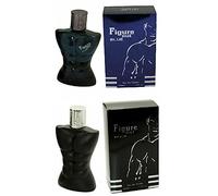 Modaleo - 2 pack - Figure out Blue Eau De Toilette Partum Perfume Spray For Men, Figure out Black Eau De Toilette