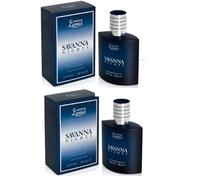 Modaleo - 2 x Savanna nights eau de toilette 100 ml men's perfume edt parfume (2 pack) 100 ml Each