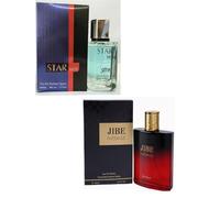 Modaleo Collections -3 Pack Star Men, Jibe Intense, Oud Brown Leather Parfum for Men’s unisex Perfume EDP for Men 100ml Each