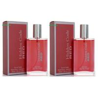 Modaleo Men’s aftershave Eau De Toilette Spray for him Men Perfume 100ml (2 x Hidden Code Red Men’s Perfume 100ml Eau De Toilette Aftershave)