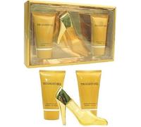 Modaleo - Pack OF 3 The Golden Heel 100ml Eau de Parfum Moisturising perfumed body Lotion and invigorating Shower Gel Lovely Gift for Her Perfume Set For women 100ml Each