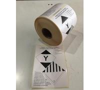 Modaleo -Thermal Roll 4x6 “ Label for Dangerous Goods Consumer ID8000 Commodity Must Permitted in UK Royal Mail for Medicines Perfume Aftershave Nail Varnish Toiletry Medicinal Aerosols Caution Label