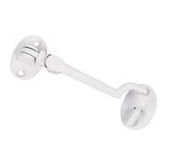 Modaleo- White 100mm Screws Gate Door Cabin Hook Door Lock Shed Gate Garage Cabinet Cupboard Stainless Steel Eye Latch Barn Swivel Window Screws