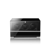 MODALO Clasico Premium Watch Winder - Watch Winder for 3 Watches, Luxury Design with Touch Display, Whisper Quiet Motor, Individually Adjustable Programmes, High-Quality Workmanship, High-gloss black