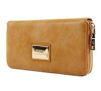 modamoda de DFX Diana & Co Women's Long Faux Leather Wallet, Handmade in Italy, dfx789mustard, L, Classic