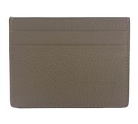 modamoda de KK01 Unisex Genuine Leather Credit Card Holder 3 Sizes Handmade in Italy, Dark taupe, S, Classic