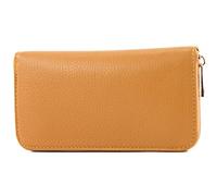modamoda de P02 Women's Long Leather Wallet Handmade in Italy, P02 Camel, S, Fashionable, practical