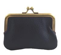 modamoda de P07 Women's Leather Purse Small Handmade in Italy, darkblue, XS, Retro