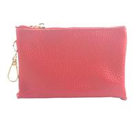 modamoda de P13 Women's Leather Coin Purse, Key Case, Handmade in Italy, signal red, X-Small, Classic