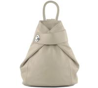 modamoda de - T179 - ital: Ladies backpack bag made of leather, color: cream