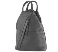 modamoda de - T180 - ital Ladies backpack bag nappa leather, Colour:Graphite Gray