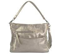 modamoda de T262 Women's Leather Shoulder Bag 33 x 13 x 25 cm Handmade in Italy with Removable Handle and Shoulder Strap