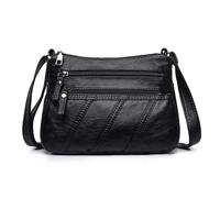 ModaZeal Black Handbags for Women Soft PU Leather Crossbody Shoulder Bags