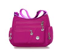 ModaZeal Nylon Crossbody Bags for Women Multi-Pocket Large Capacity Travel Handbag Versatile Cross-body Purse with Zipper Waterproof Ladies Shoulder Bag Women’s Lightweight Bag for Travel & Work