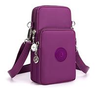 ModaZeal Phone Bags for Women Crossbody Waterproof Nylon Shoulder Bags Phone Pouch with Shoulder Strap Small Handbags with 3 Zipper Pockets